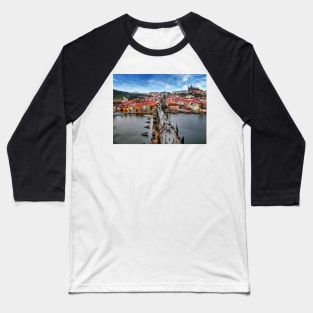 Prague - Charles Bridge Fine Art Photograph Baseball T-Shirt